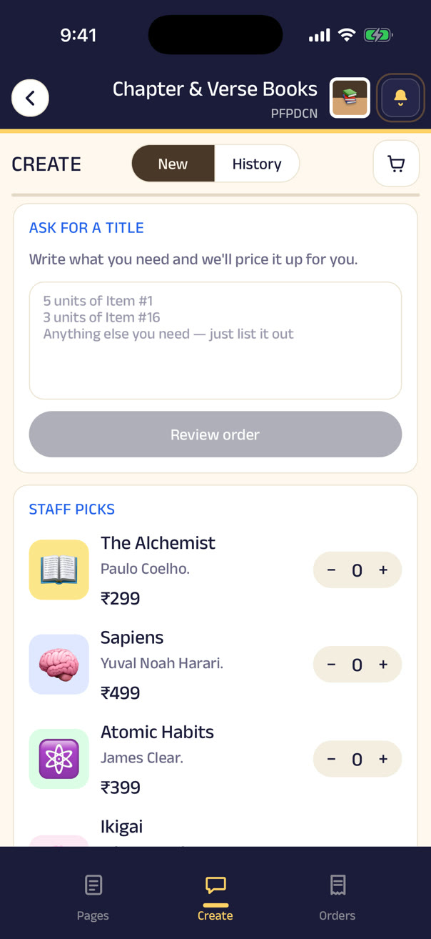 Asking for a title, and the staff picks